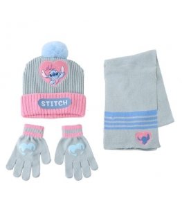 CERDÁ Disney Stitch talvekomplekt snood, kork ja kindad