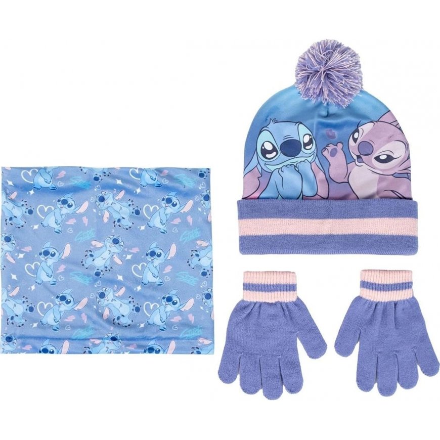 CERDÁ Disney Stitch talvekomplekt snood, kork ja kindad – 2