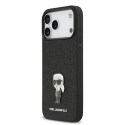 Karl Lagerfeld Fixed Glitter Metal Ikonik Case for iPhone 17 Pro Karl Lagerfeld Fixed Glitter Metal Ikonik Case for iPhone 17 Pro