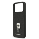 Karl Lagerfeld Fixed Glitter Metal Ikonik Case for iPhone 17 Pro Karl Lagerfeld Fixed Glitter Metal Ikonik Case for iPhone 17 Pro