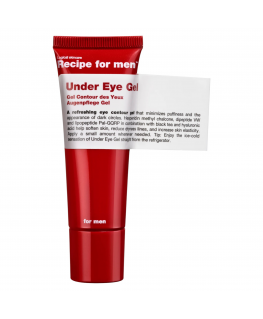 Recipe For Men, Under Eye Gel, 100% vegan, Minimizes puffiness,