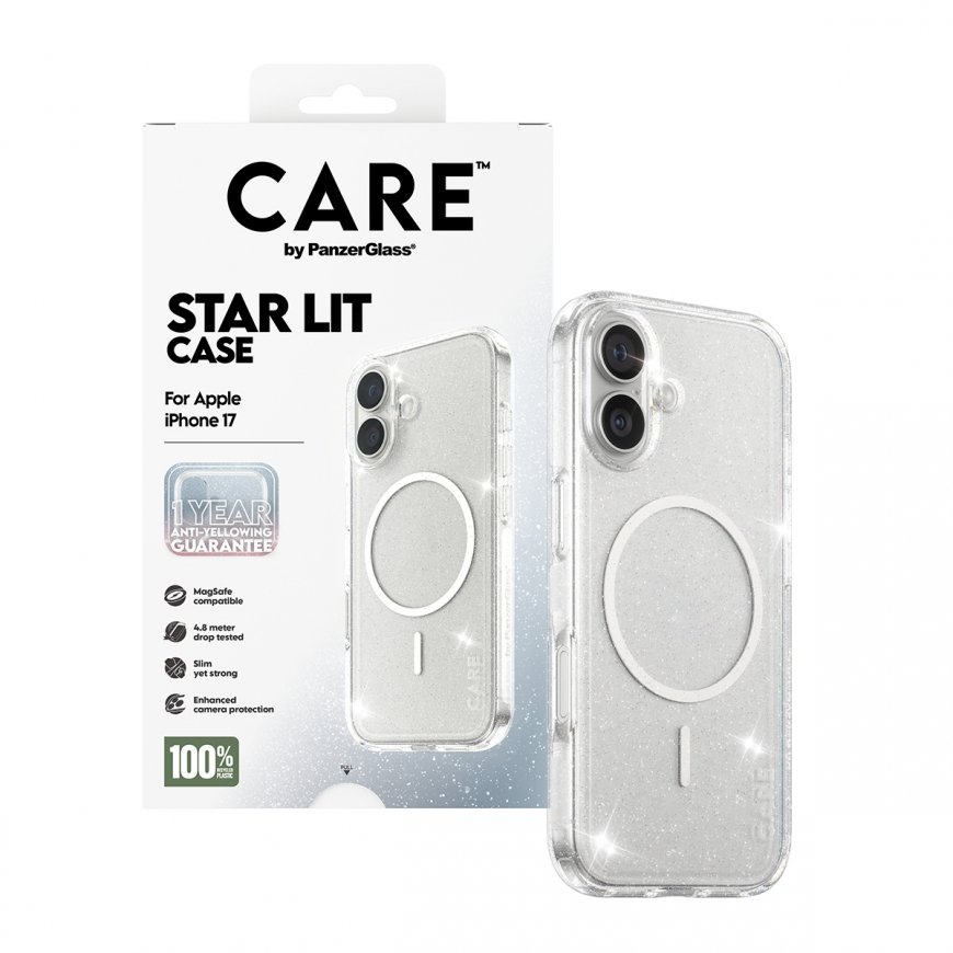 PanzerGlass CARE by ® Flagship Case Urban Explorer Star Lit w. White MagSafe iPhone 17 – 5
