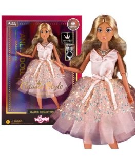 Nukke Lily vaaleassa mekossa WOOPIE ROYAL 30 cm