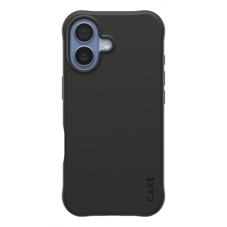 PanzerGlass CARE by ® Fashionable Case Samba Black w. MagSafe iPhone 17 mobilo telefonu apvalks Aplo