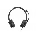 Conceptronic POLONA05B austiņas un brīvroku komplekts Vadu Zvani / mūzika USB Type-A Melns