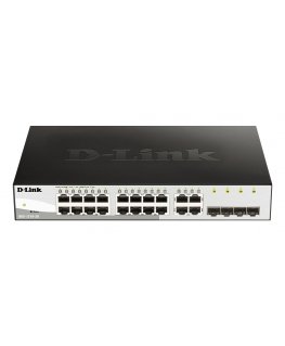 D-Link DGS-1210-20 Vadīts L2 Gigabit Ethernet (10/100/1000) 1U Melns