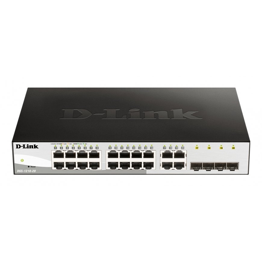 D-Link DGS-1210-20 Vadīts L2 Gigabit Ethernet