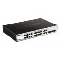 D-Link DGS-1210-20 Hallittu L2 Gigabit Ethernet (10/100/1000) 1U musta D-Link DGS-1210-20 Hallittu L2 Gigabit Ethernet (10/100/1000) 1U musta