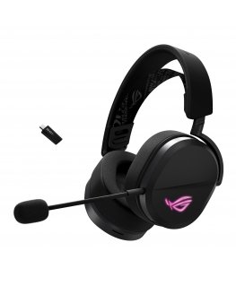 ASUS ROG Pelta Laisvų rankų įranga Vielinis ir Bevielis Su lankeliu Žaidimams C tipo USB Bluetooth Juoda
