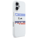 BMW M Silicon Horizontal Line MagSafe Case for iPhone 17 White
