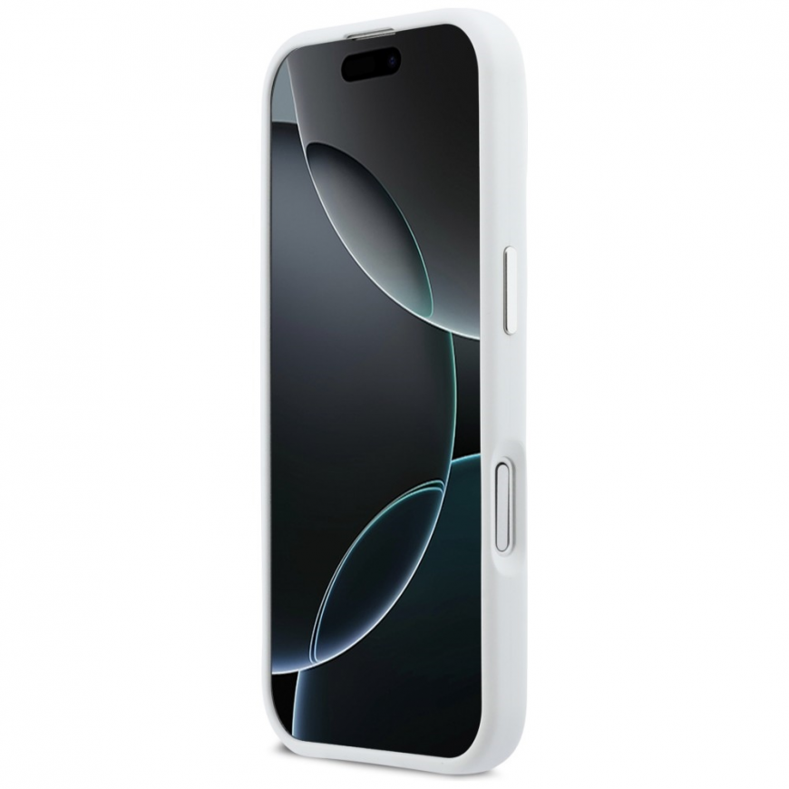 BMW M Silicon Horizontal Line MagSafe Case for iPhone 17 White – 5