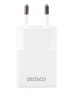 Deltaco USBC-AC156 PDA/mobīlo telefonu lādētājs Universāls Balts AC Ātrā uzlāde Iekštelpas