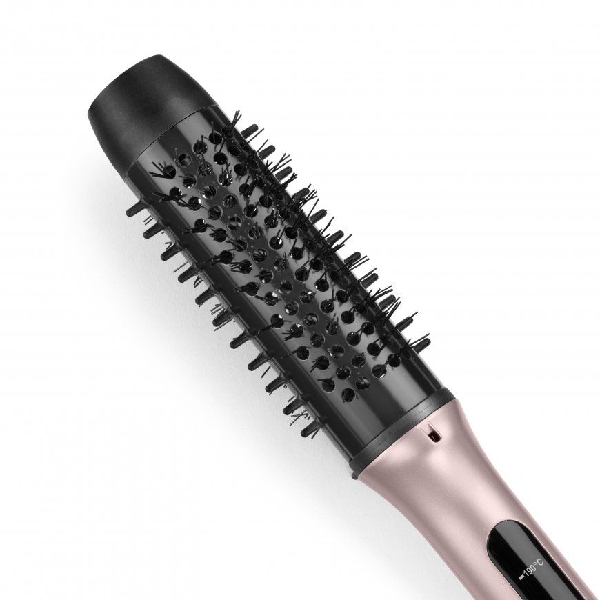 BaByliss HSB200E matu ieveidotājs Matu ieveidošanas suka Silts Rozā 96 W 1,8 m – 4