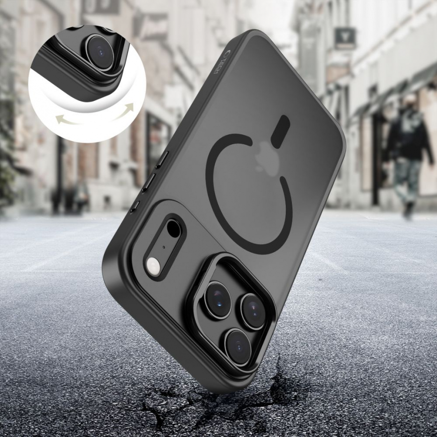 TECH-PROTECT MAGSTAND MAGSAFE IPHONE 17 PRO MAX MATTE BLACK – 5