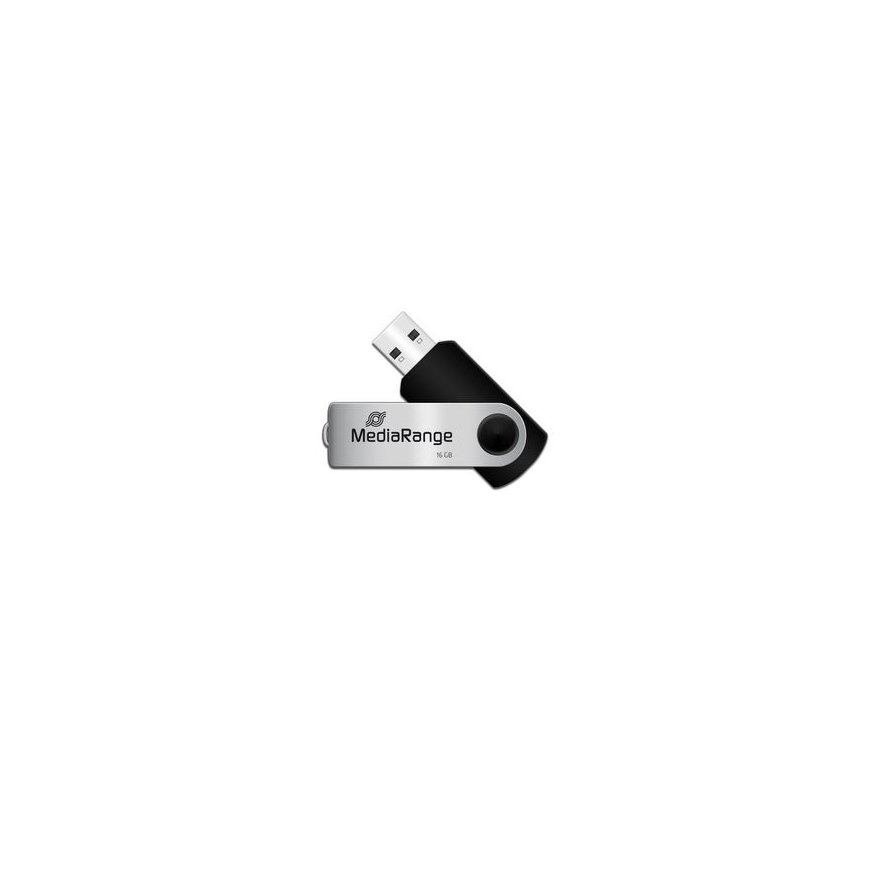 MediaRange MR910-3 USB flash drive 16 GB USB Type-A 2.0 Black, Silver – 3