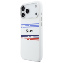 BMW M Silicon Horizontal Line MagSafe Case for iPhone 17 Pro Max