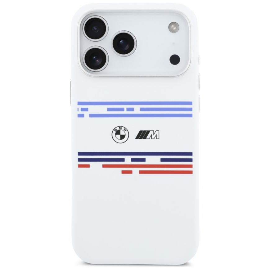 BMW M Silicon Horizontal Line MagSafe Case for iPhone 17 Pro Max – 3