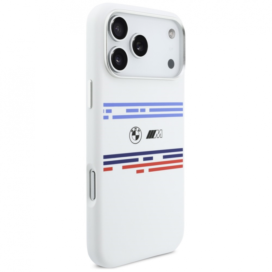 BMW M Silicon Horizontal Line MagSafe Case for iPhone 17 Pro Max – 4