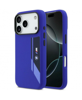 Case BMW M Silicon Vertical Logo MagSafe for iPhone 17 Pro navy