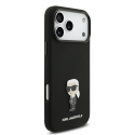 Karl Lagerfeld Liquid Silicone Metal Ikonik Case for iPhone 17 P