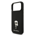 Karl Lagerfeld Liquid Silicone Metal Ikonik Case for iPhone 17 P