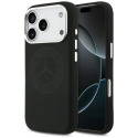 Case Mercedes Silicone Vintage Logo MagSafe for iPhone 17 Pro bl