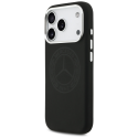 Case Mercedes Silicone Vintage Logo MagSafe for iPhone 17 Pro bl