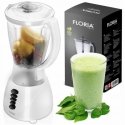 Blenderis FLORIA ZLN 3081 Balts, jauda 300W, ietilpība 1.5L, 3 ā Blenderis FLORIA ZLN 3081 Balts, jauda 300W, ietilpība 1.5L, 3 ā