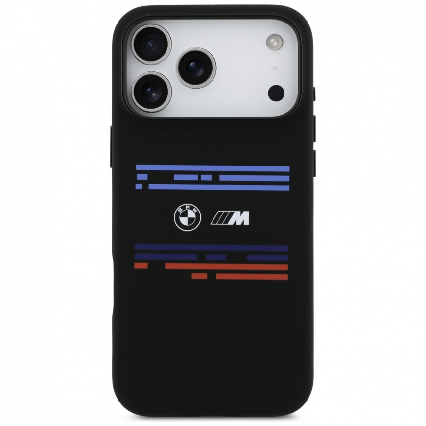 BMW M Silicon Horizontal Line MagSafe Case for iPhone 17 Pro Max – 3