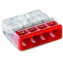 Wago 2273-204 elektriskais vadu konektors 100 pcs Tapu savienotājs Wago 2273-204 elektriskais vadu konektors 100 pcs Tapu savienotājs