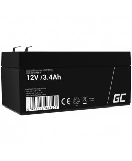 Green Cell AGM43 įkraunama baterija Rūgštinis akumuliatorius (VRLA) 3400 mAh 12 V