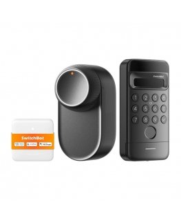 SwitchBot Ultra 3-in-1 nutikas lukustus koos Hub Mini Matter juhtpaneeli ja Vision klaviatuuriga