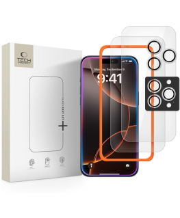 SZKŁO HARTOWANE TECH-PROTECT EASY SET+ 3-PACK IPHONE 16 PRO MAX