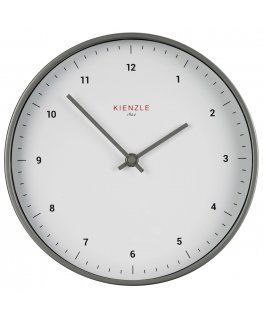 KIENZLE DCF radiokontrolejamā siena pulkstenis Moderns balts, 25 cm