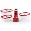 Berkel Kit visiems viename Ikona Mini vakuuminis siurblys raudonas Berkel Kit visiems viename Ikona Mini vakuuminis siurblys raudonas