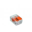 Wago 221-412 laido jungtis Cage Clamp Oranžinė, Permatomas Wago 221-412 laido jungtis Cage Clamp Oranžinė, Permatomas