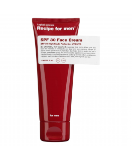 Recipe For Men, SPF 30 Face Cream, Moisturizer, Cream, For Face,