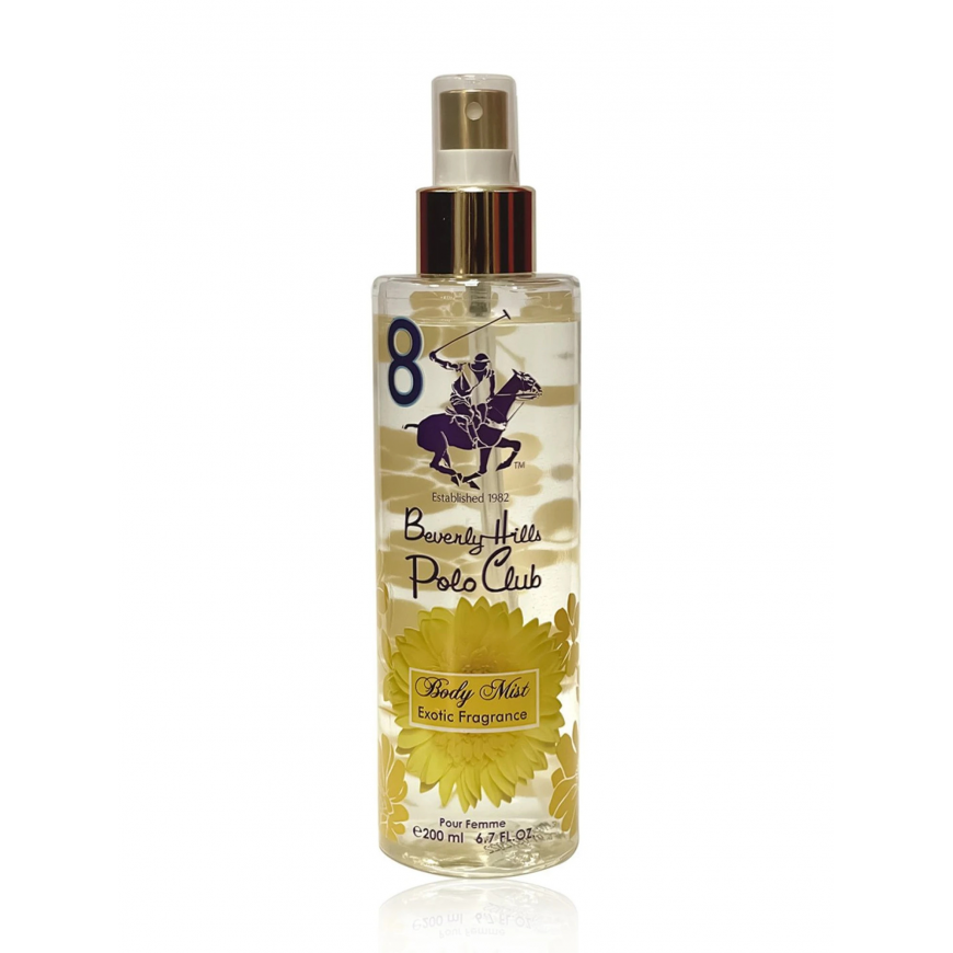Beverly Hills Polo Club, No.8 Exotic Fragrance, Body Spray, 200