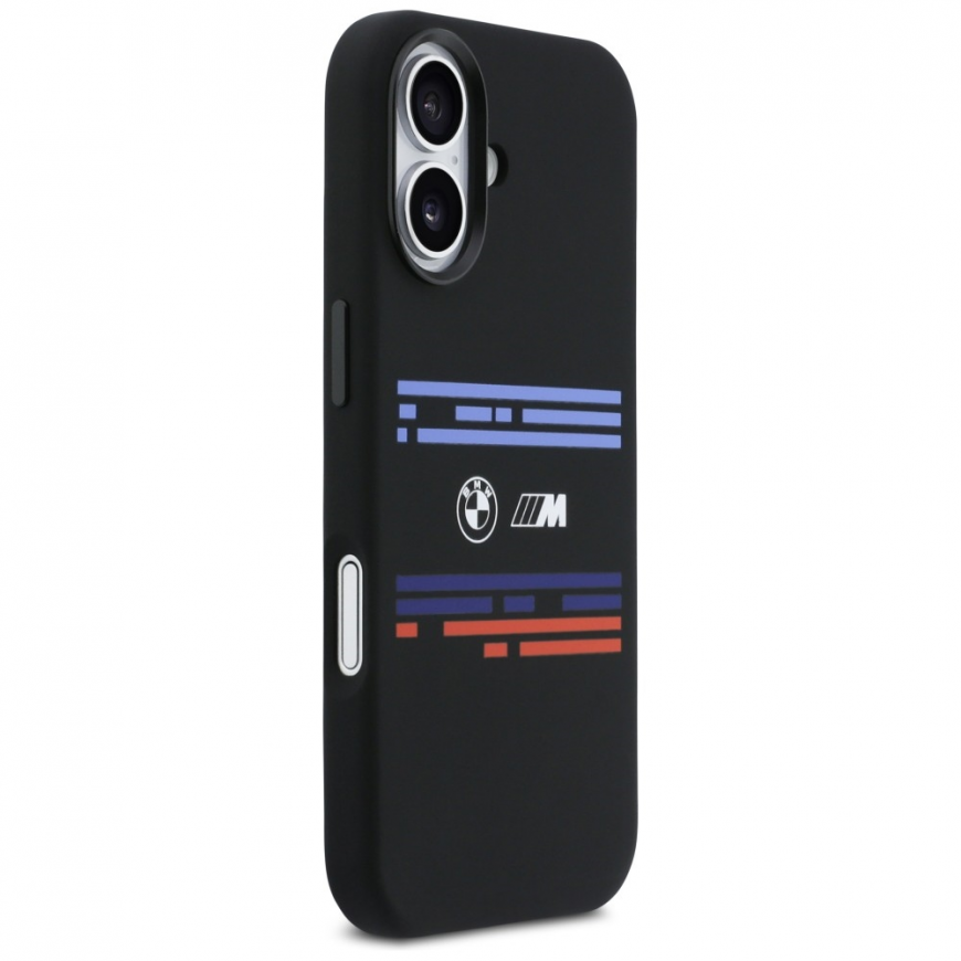 BMW M Silicon Horizontal Line MagSafe Case for iPhone 17 Black – 4