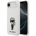 Apple KARL LAGERFELD -kuori IPHONE 17 Air -mallille, yhteensopiva MagSafen kanssa KLHMP17MSKIGROH (silicone KL Sketch & logo) va