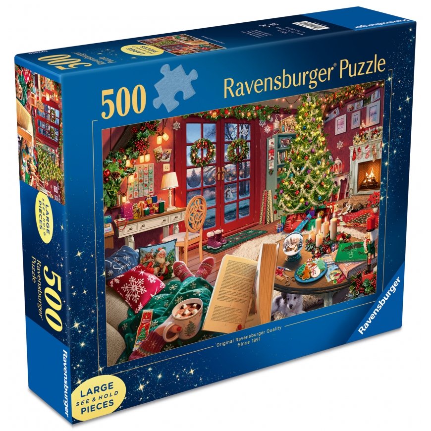 Ravensburger puzzle 500 pcs: cozy Christmas holiday