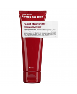 Recipe For Men, Facial Moisturizer, Deep Hydration, Cream, For F