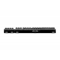 be quiet! Dark Mount Silent Linear US ANSI tastatūra Speļu USB QWERTY Amerikāņu angļu valoda Melns
