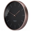 KIENZLE DCF Radijo imtuvo sieninis laikrodis rožinė auksinė / juodas, 25 cm KIENZLE DCF Radijo imtuvo sieninis laikrodis rožinė auksinė / juodas, 25 cm