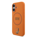 Red Bull Silicone Blue Ring MagSafe Case for iPhone 17 Orange