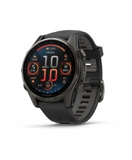 Garmin fenix 8 3,3 cm (1.3") AMOLED 43 mm Цифровой 416 x 416 пикселей Сенсорный экран Черный Wi-Fi GPS (спутниковый)