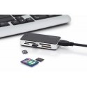 Digitus DA-70330-1 karšu lasītājs USB 3.2 Gen 1 (3.1 Gen 1) Melns, Balts