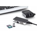 Digitus DA-70330-1 kortelių skaitytuvas USB 3.2 Gen 1 (3.1 Gen 1) Juoda, Balta