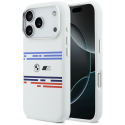 BMW M Silicon Horizontal Line MagSafe Case for iPhone 17 Pro Whi