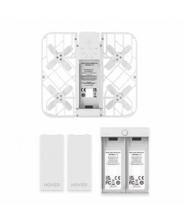 HOVERAir X1 Combo 4 rotoriai Keturių menčių sraigtasparnis 2704 x 1520 pikseliai 1050 mAh Balta